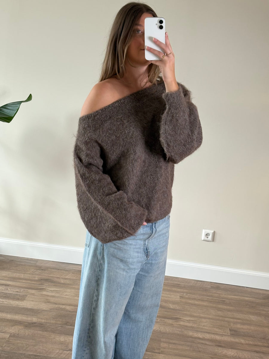 Kelly sweater taupe