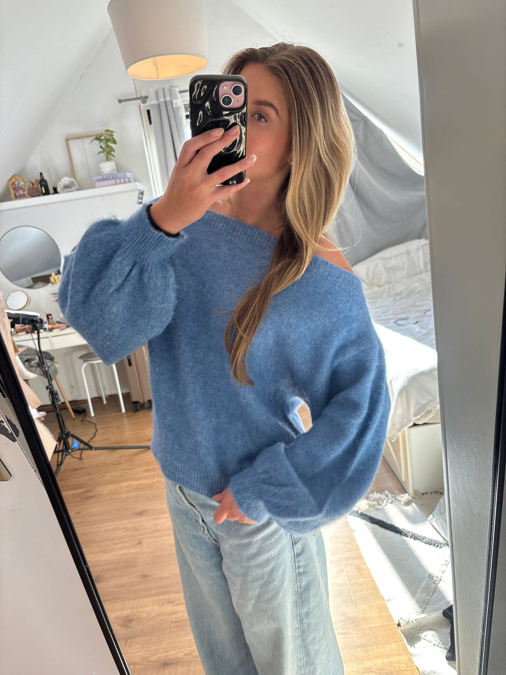 Kelly sweater lichtblauw
