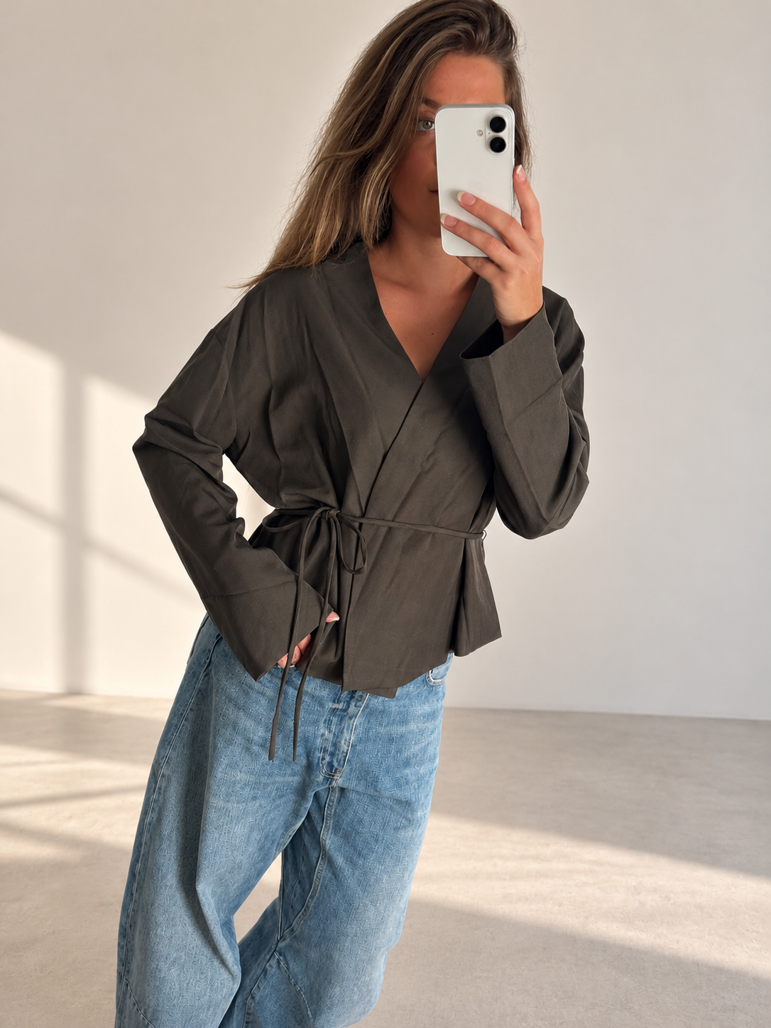 Mila Wrap Blouse