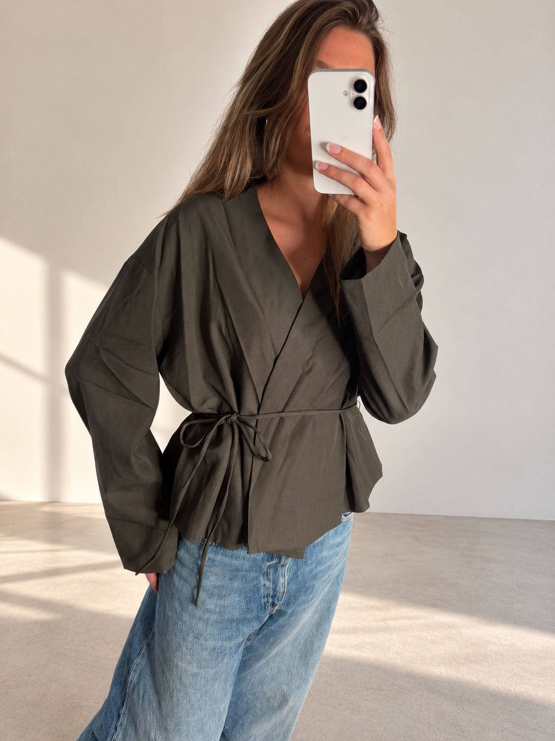 Mila Wrap Blouse